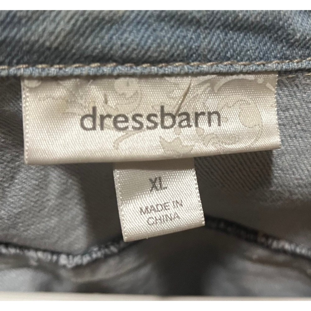 Jean Jacket dress barn with lace - Picture 2 of 3
